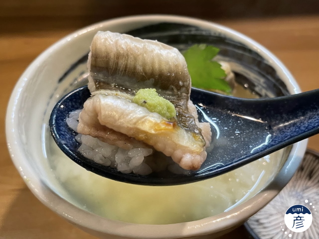 お店メニュー～あなごのお茶漬け～