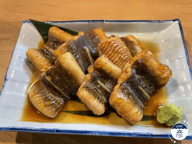 お店メニュー～あなごの蒲焼き～