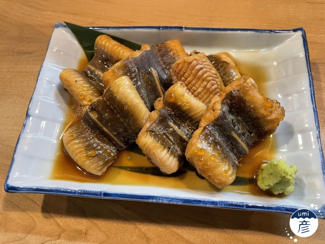 お店メニュー～あなごの蒲焼き～