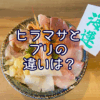 ヒラマサとブリの違いは？
