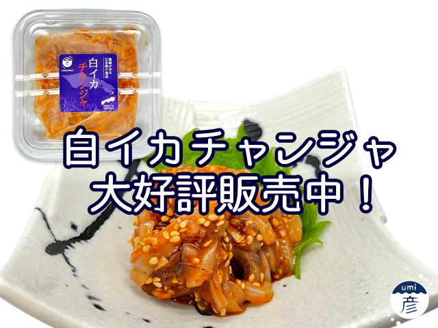 【通販・お取り寄せ】新商品！白イカチャンジャ大好評販売中！