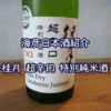 【海彦日本酒紹介】期間限定「桂月 超辛口 特別純米酒」（高知県土佐町）