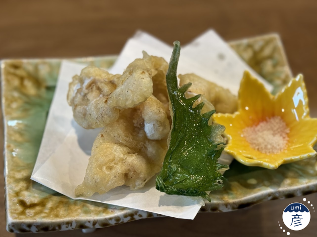 数量限定!スズキの白子天が登場!