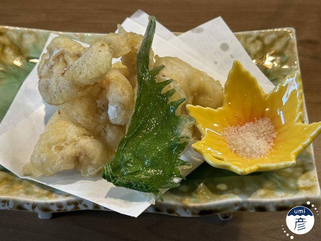 数量限定!スズキの白子天が登場!