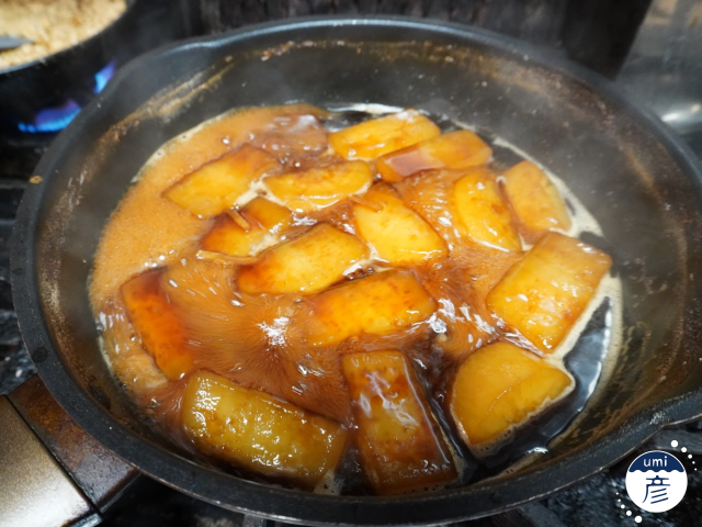 ほっこり♪海彦特製ブリ大根！