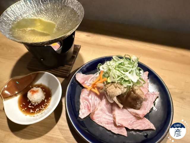 脂のり抜群の寒ブリを使ったしゃぶしゃぶ登場！