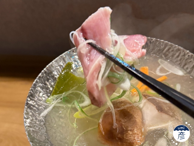 脂のり抜群の寒ブリを使ったしゃぶしゃぶ登場！