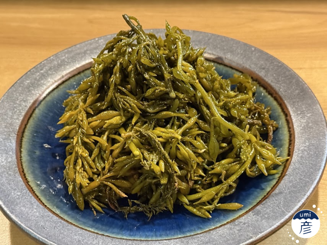 ジャキジャキ食感がクセになる。生ひじき初登場!